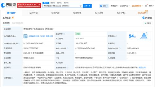 山東鐵路發(fā)展基金等成立電子信息合伙企業(yè)，助力信息系統(tǒng)集成服務(wù)發(fā)展